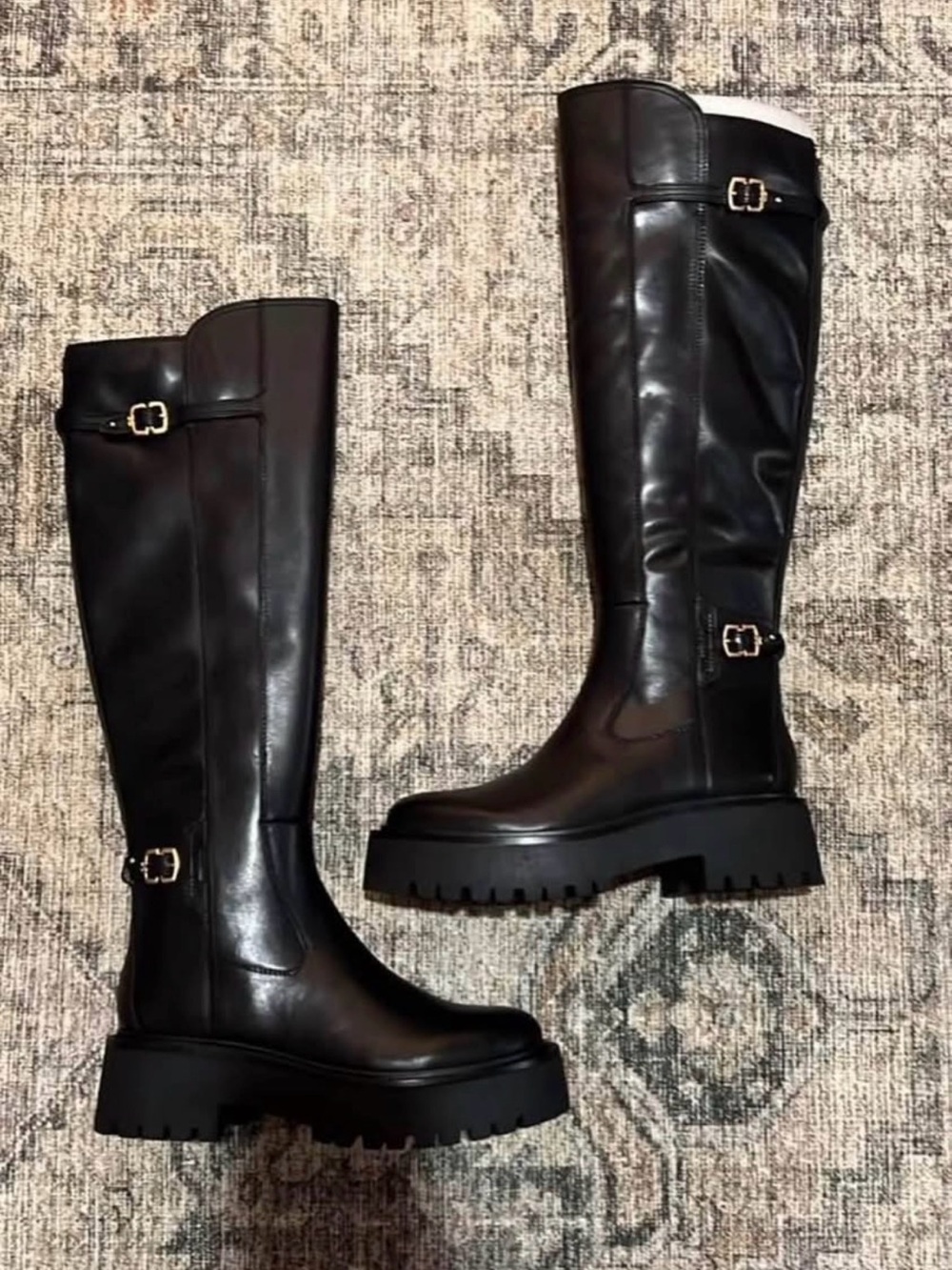 Sam Edelman Tall Black Platform Boots